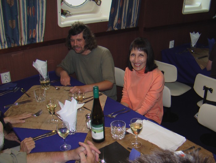 Dinner aboard 